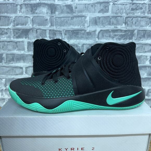 Nike Kyrie 2 Green Glow Black Basketball Shoes 819583-003 Men’s Size 11 - Picture 1 of 9